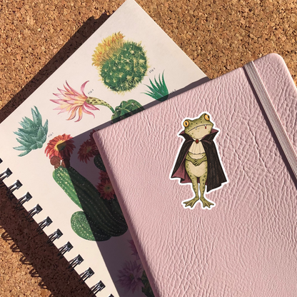 Vampire Frog Sticker