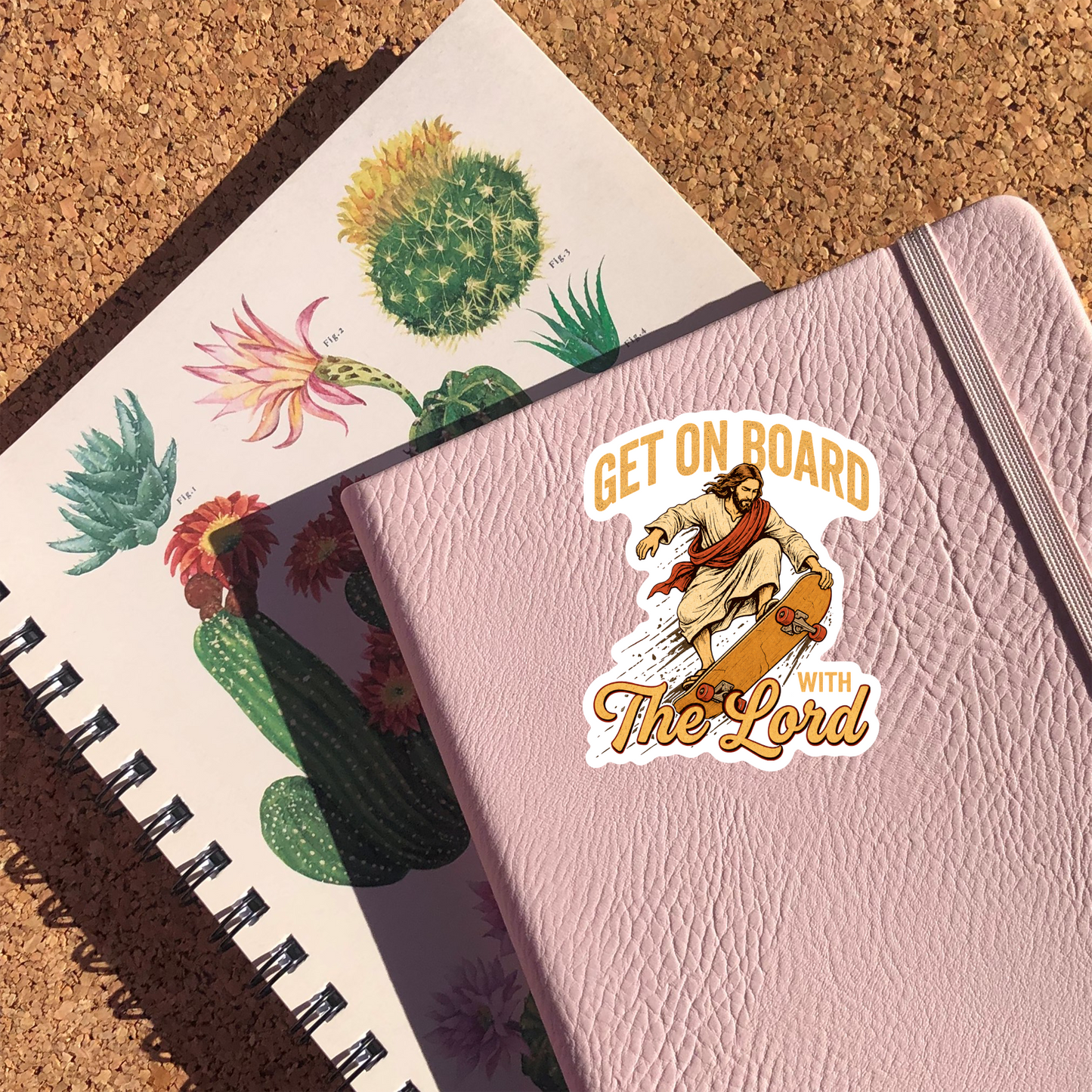 Get On Board With The Lord Sticker