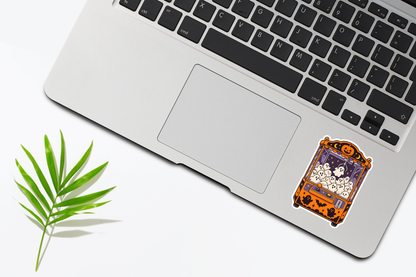 Ghost Claw Machine Sticker