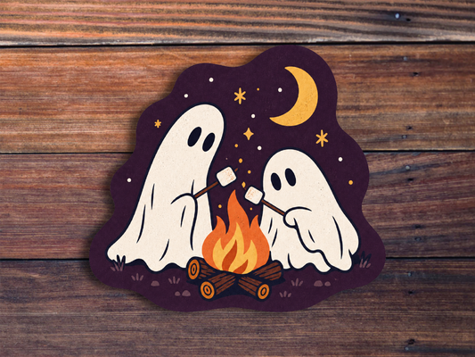 Ghost S'mores Sticker