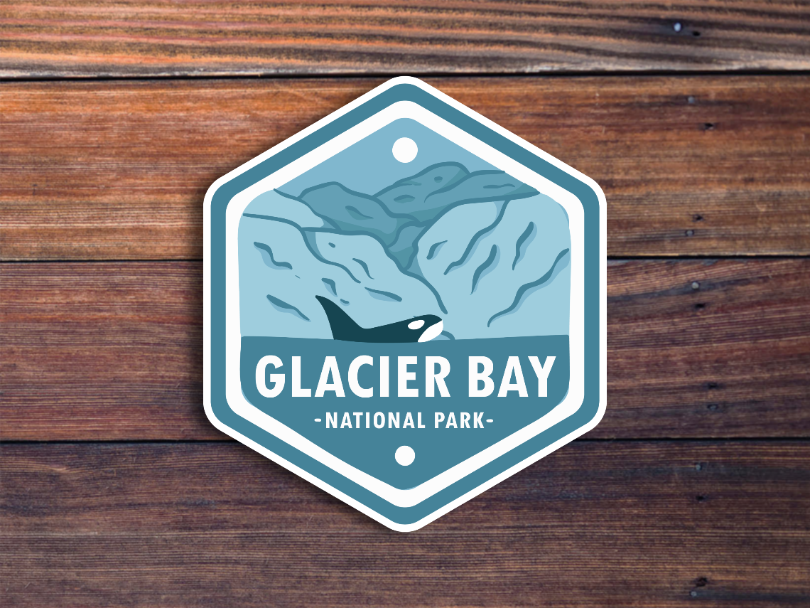 Glacier Bay National Park Sticker