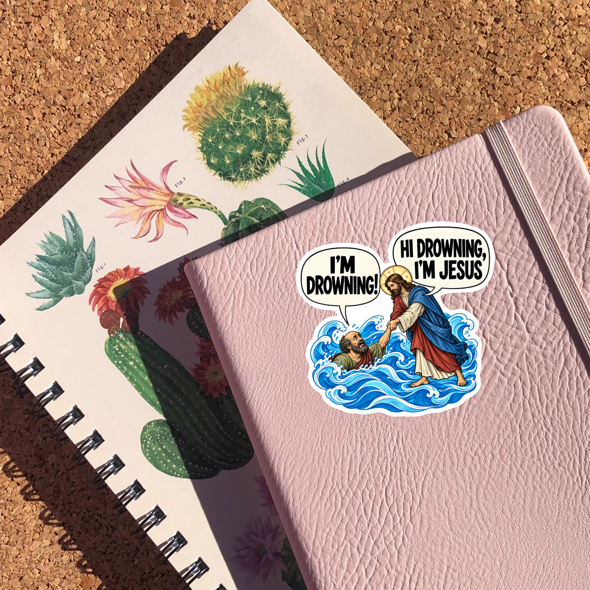 Hi Drowning, I'm Jesus Sticker