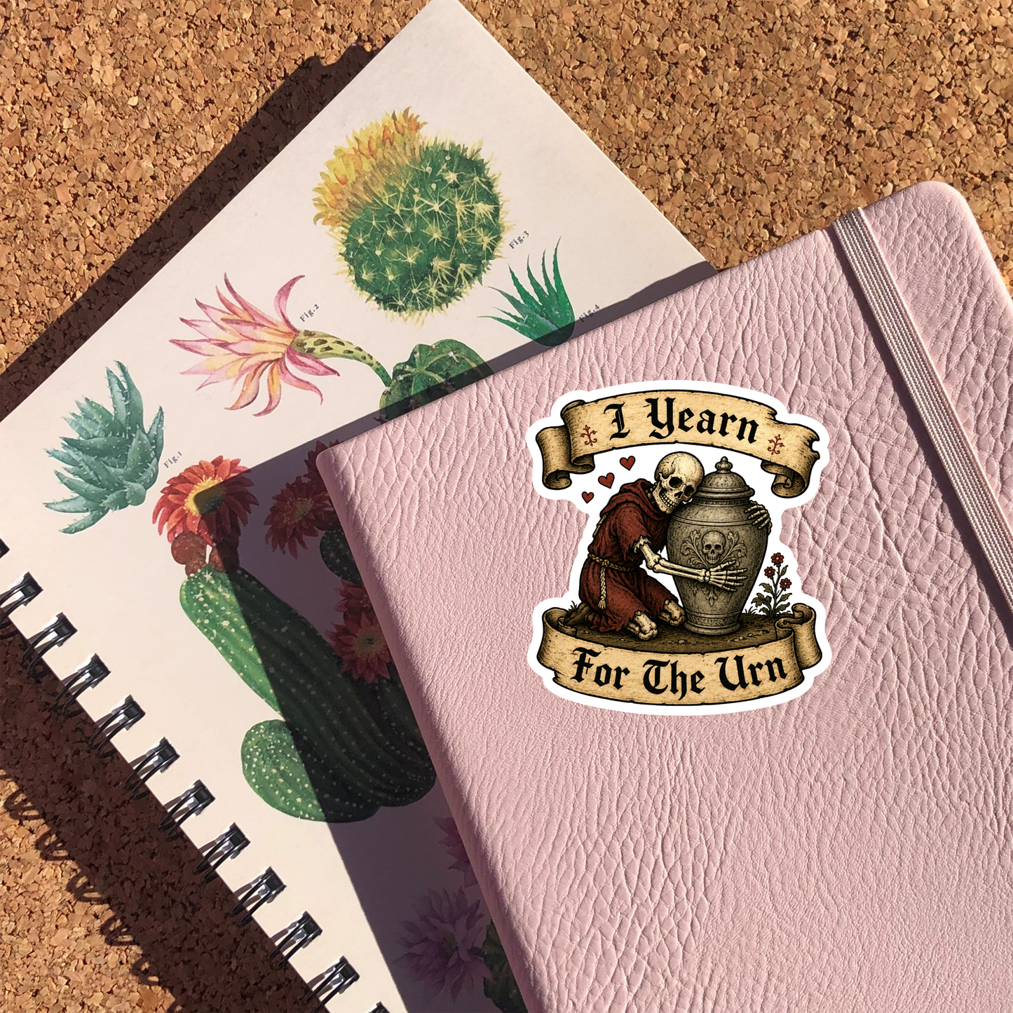 I Yearn For The Urn Sticker