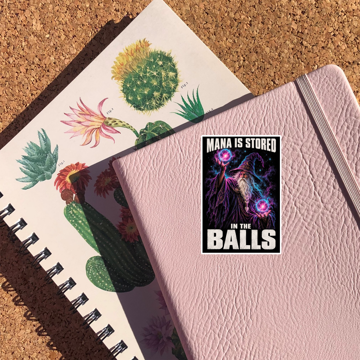 Mana Is Stored In The Balls Sticker