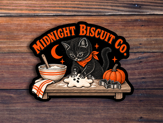 Midnight Biscuit Co. Sticker