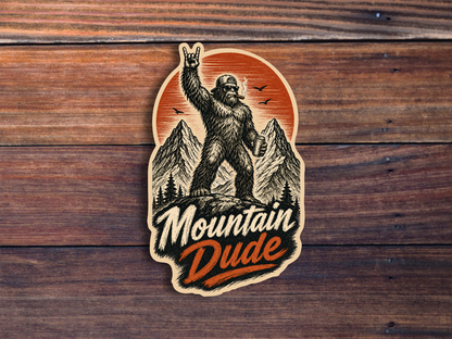 Mountain Dude Sticker