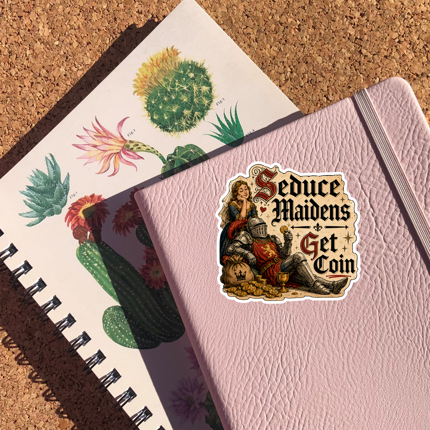 Seduce Maidens Get Coin Sticker