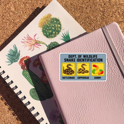 Snake Identification Sticker
