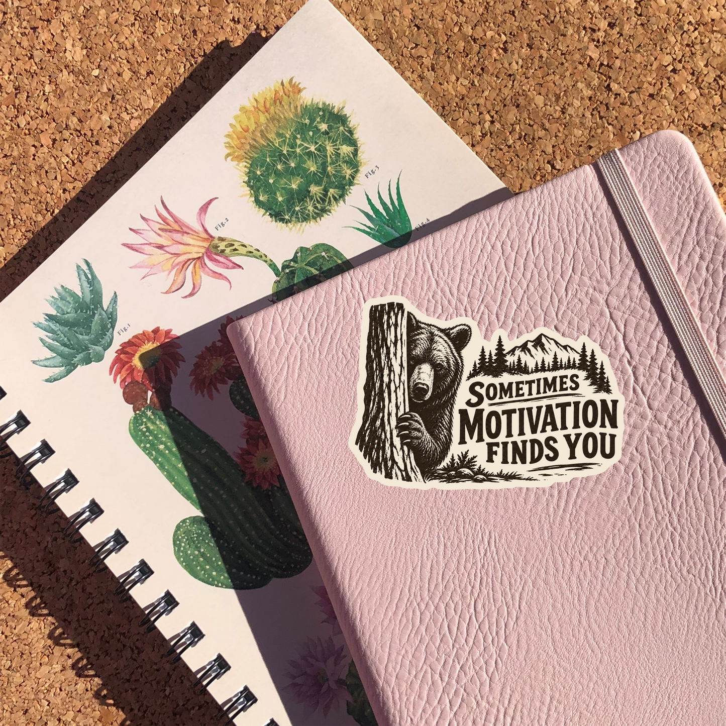 Sometimes Motivation Finds You Sticker