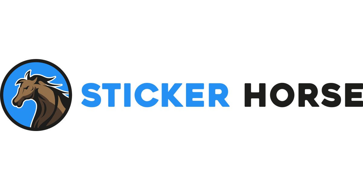 The picture stickerhorse.com shows when its homepage is shared