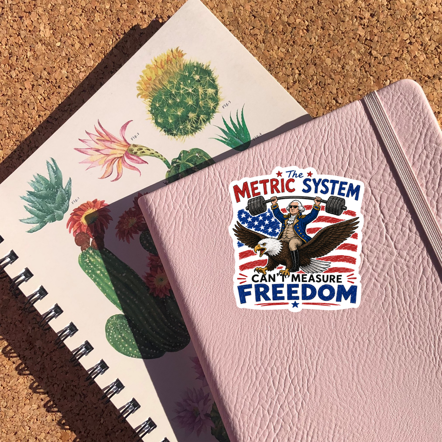 The Metric System Can't Measure Freedom Sticker