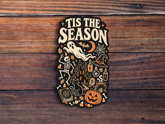 Tis The Season Halloween Sticker