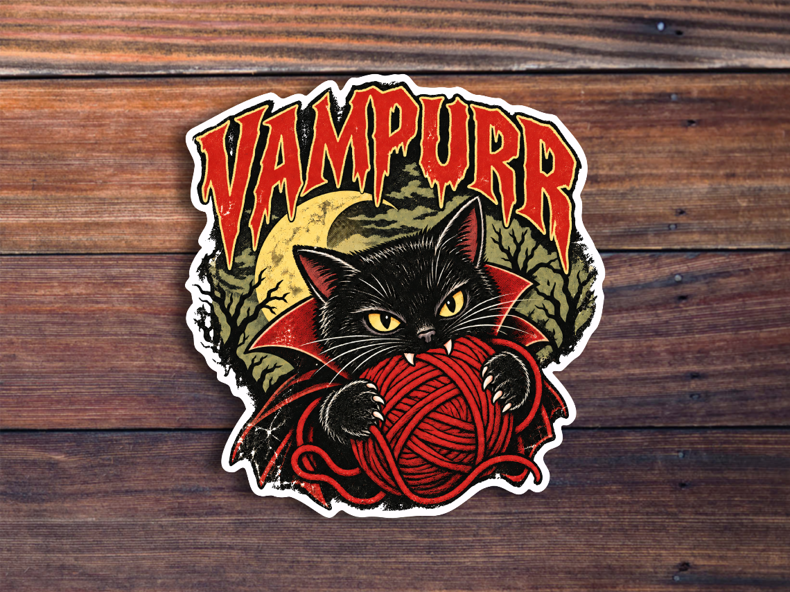 Vampurr Sticker