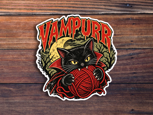 Vampurr Sticker