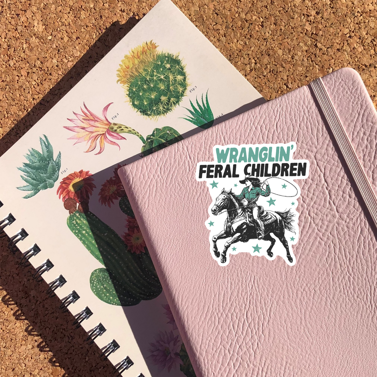 Wranglin Feral Children Sticker