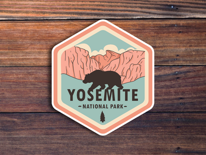 Yosemite National Park Sticker