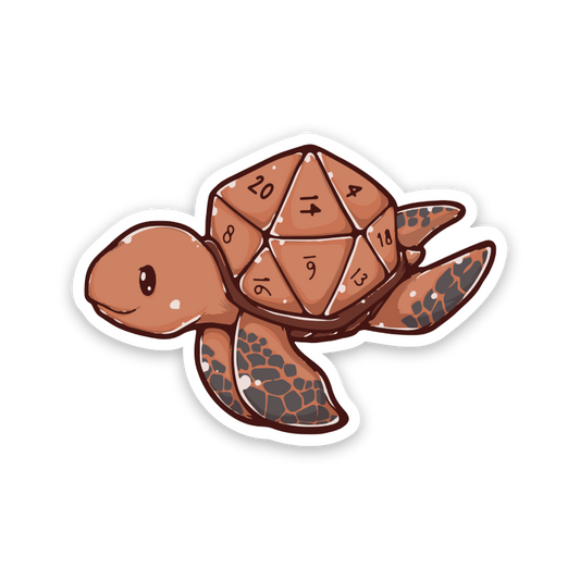 D20 Turtle Sticker
