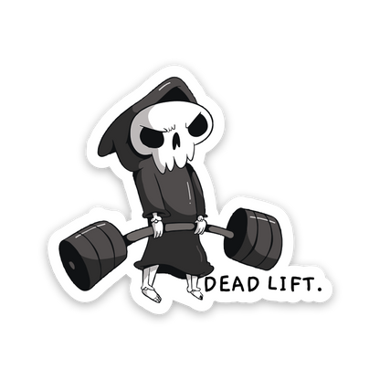 Grim Reaper Dead Lift Sticker