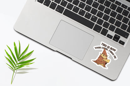 How Your Email Finds Me Sticker