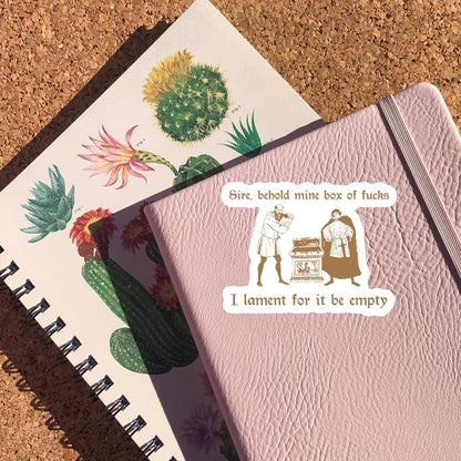 Box Of Fucks Sticker