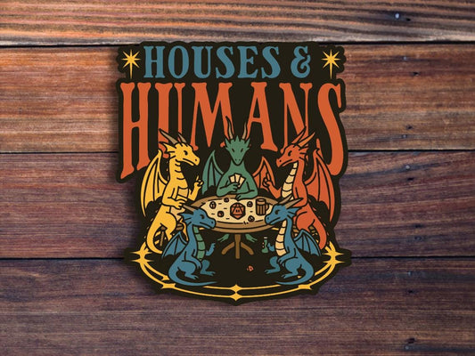 Houses & Humans Sticker