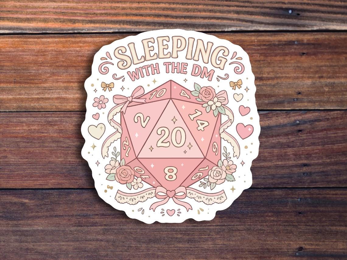 Sleeping With The DM Sticker