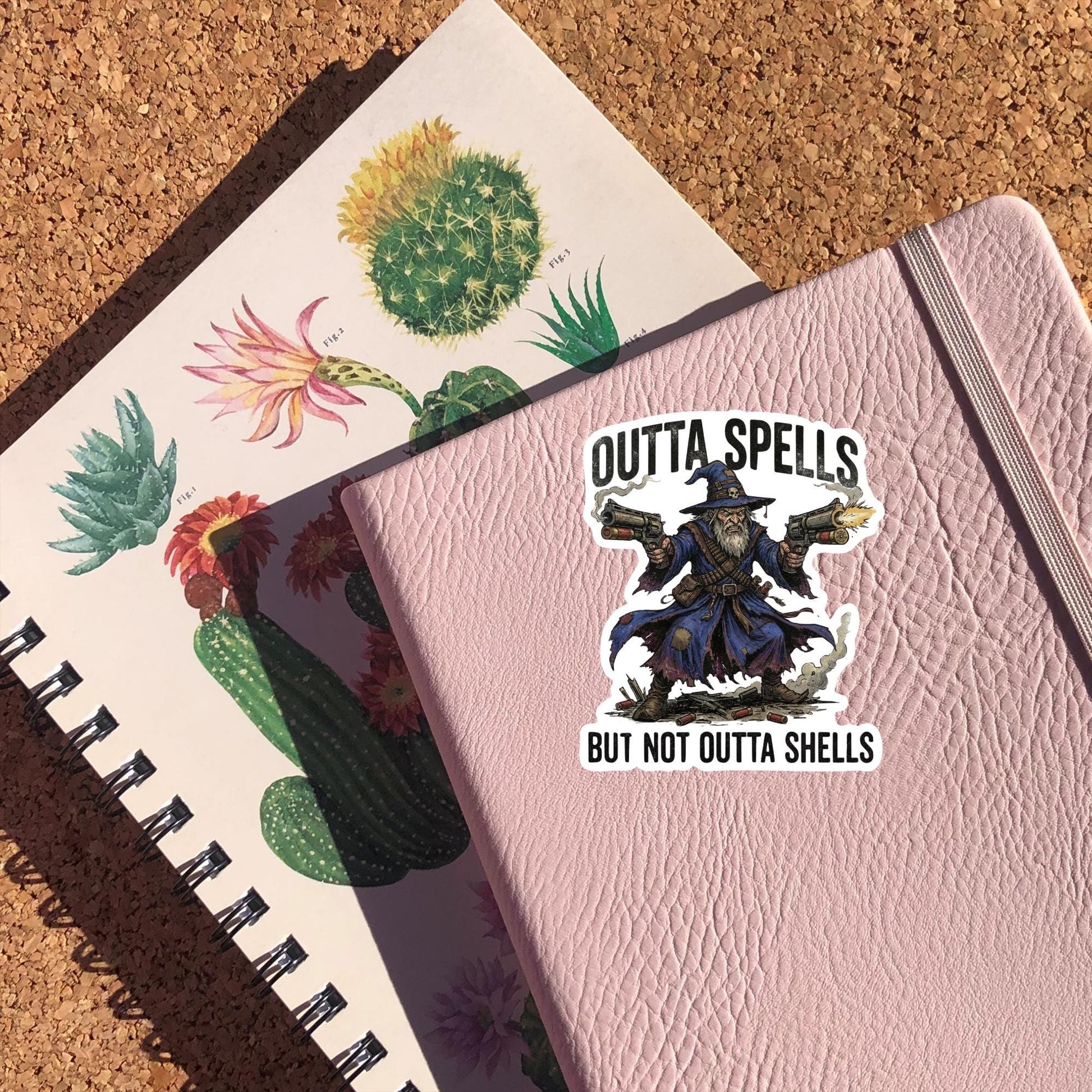Outta Spells But Not Outta Shells Sticker