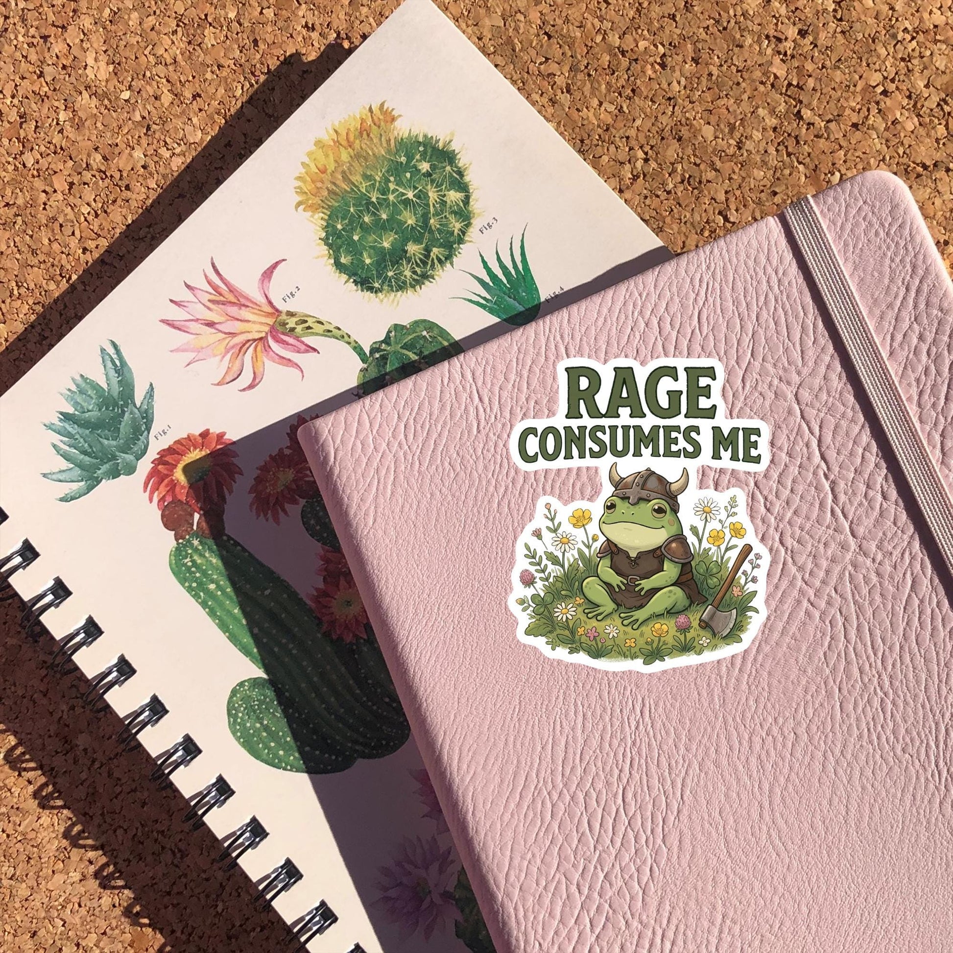 Rage Consumes Me Sticker