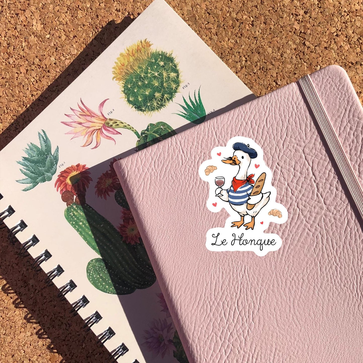 French Goose Sticker, Le Honque Decal, Waterproof Vinyl Meme Gift