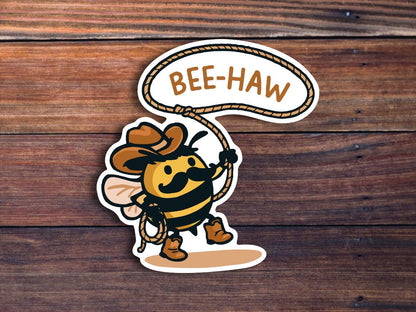 Bee-Haw Sticker