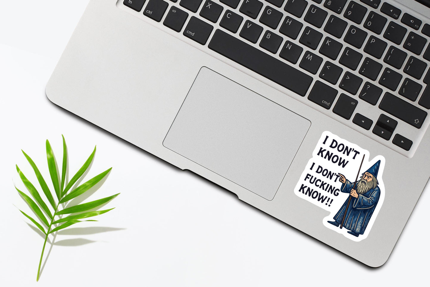 I Don't Know Wizard Sticker