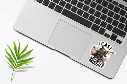 I Cast Non-Magic Missile Sticker