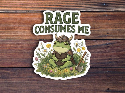 Rage Consumes Me Sticker