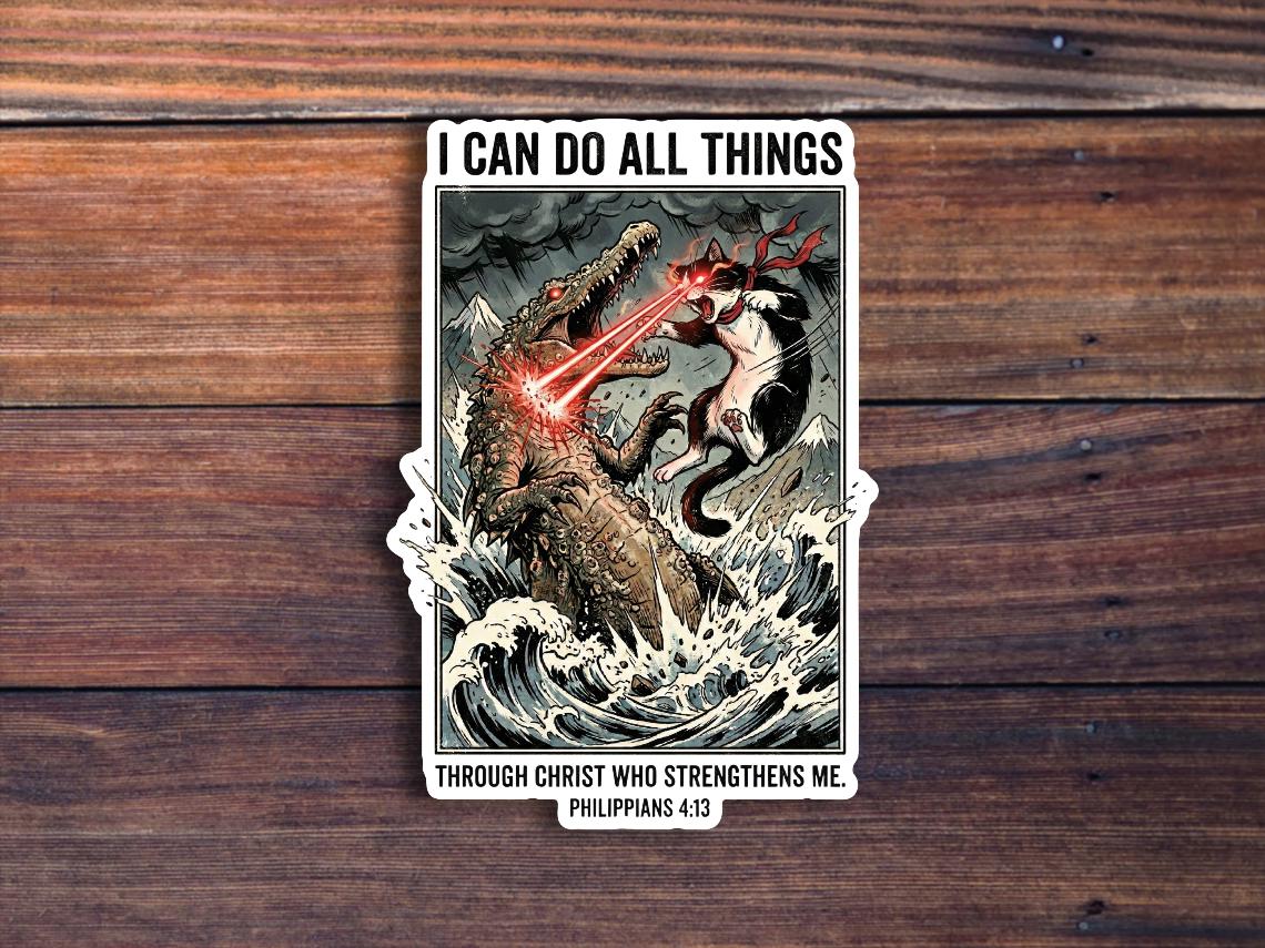 I Can Do All Things Sticker
