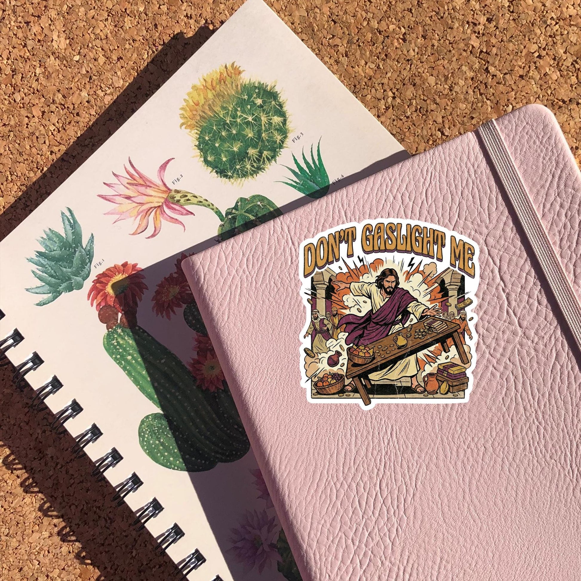 Don't Gaslight Me Jesus Sticker