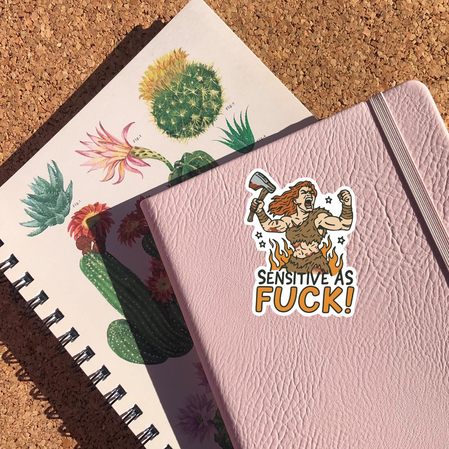 Sensitive As Fuck Barbarian Sticker