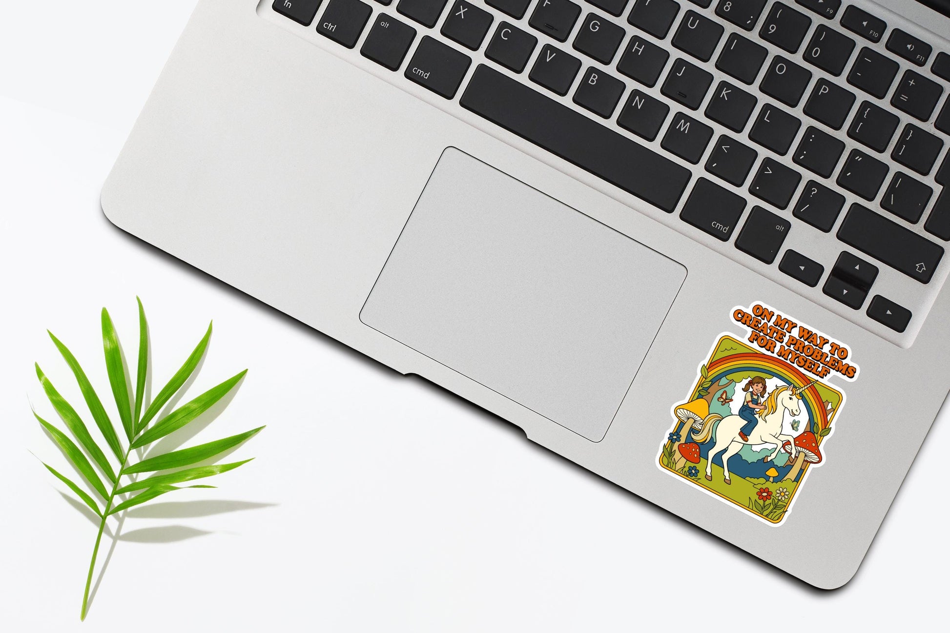 On My Way To Create Problems For Myself Sticker