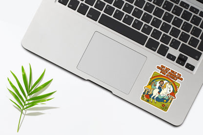 On My Way To Create Problems For Myself Sticker