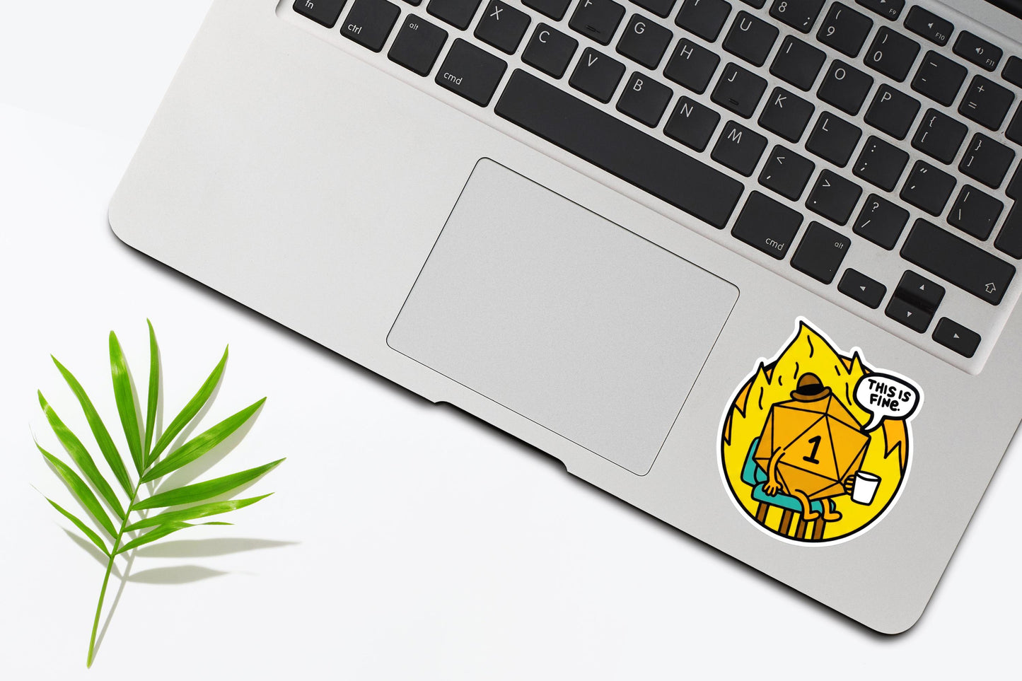 This Is Fine Natural 1 Sticker