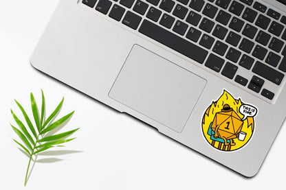 This Is Fine Natural 1 Sticker