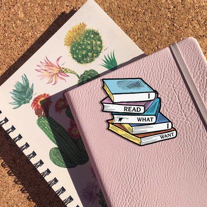 I Read What I Want Sticker