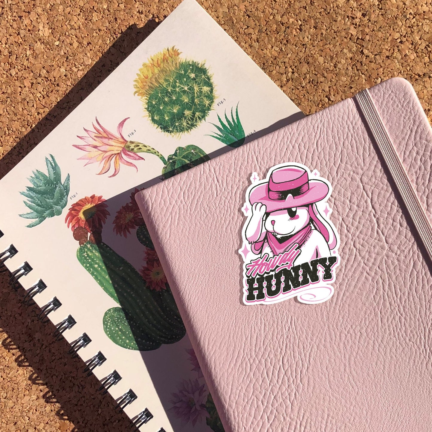 Howdy Hunny Bunny Rabbit Sticker
