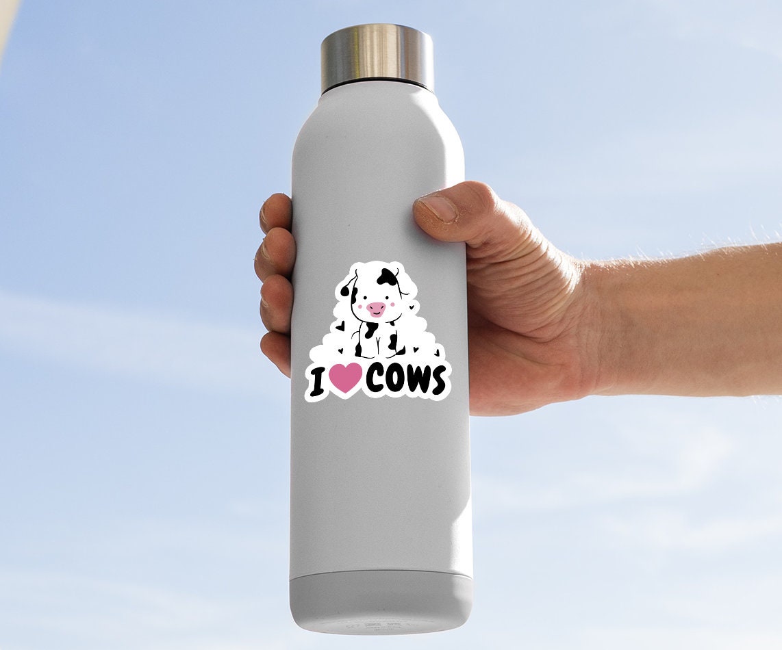 I Heart Cows Sticker