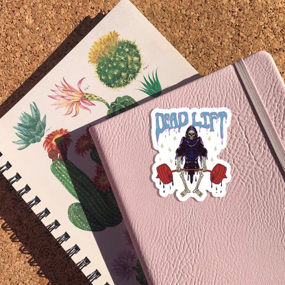 Grim Reaper Dead Lifting Sticker