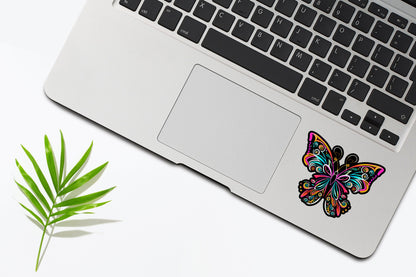 Bright Colorful Butterfly Sticker